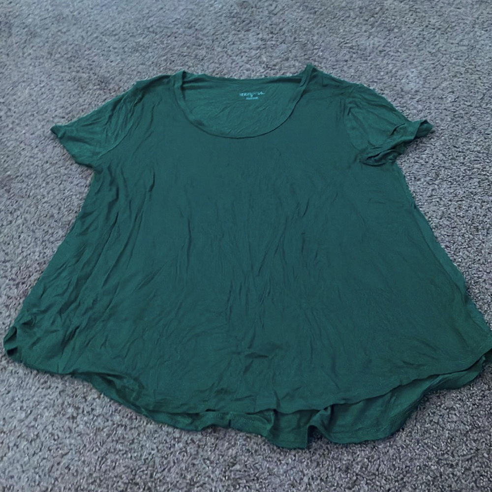 Teal green shirt